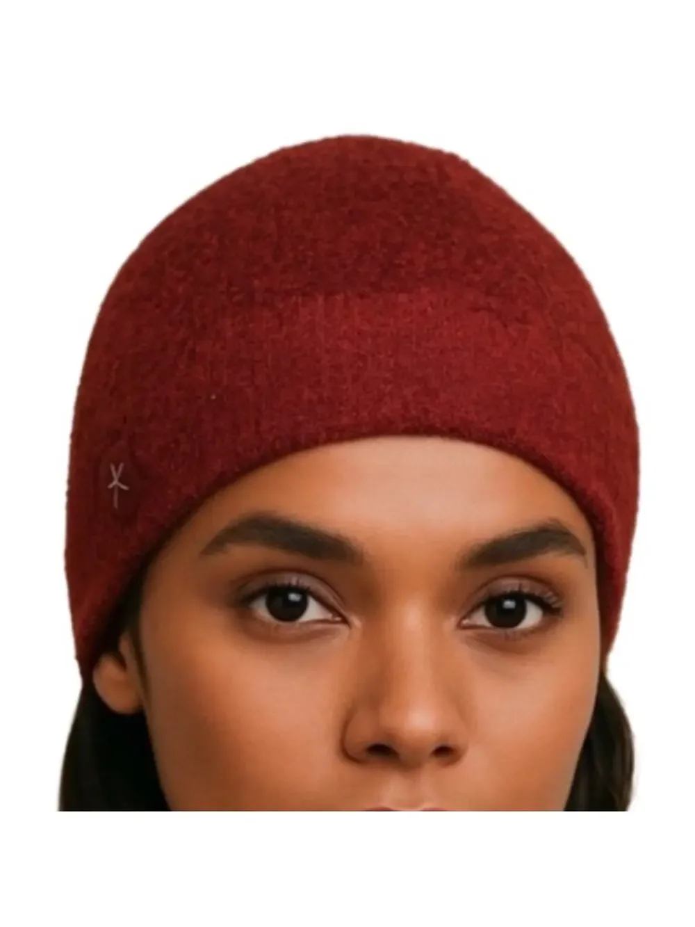 Barefoot Dreams Cozy ChicLite Confetti Beanie - Crimson/Rosewood